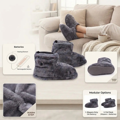 WarmStep  - Chaussons Chauffants Confort Hiver PitchWarm