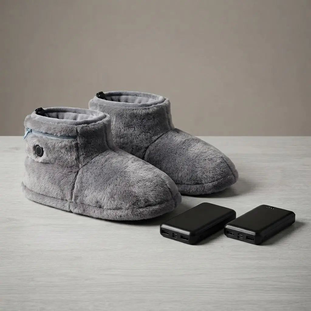 WarmStep  - Chaussons Chauffants Confort Hiver PitchWarm