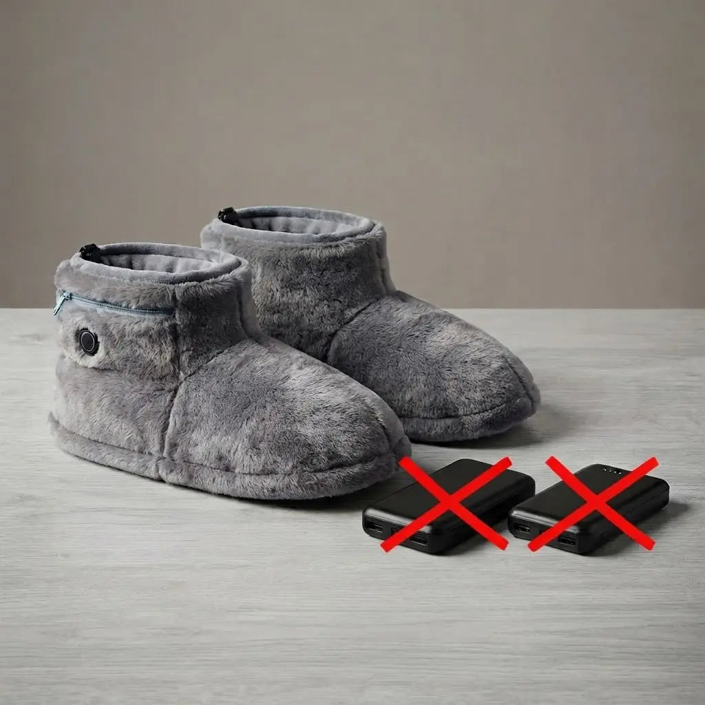 WarmStep  - Chaussons Chauffants Confort Hiver PitchWarm